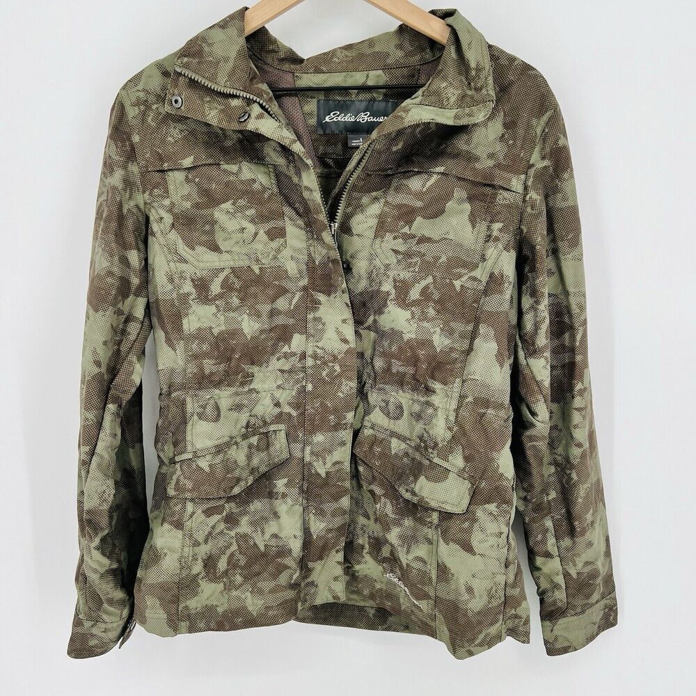 Eddie Bauer Women’s Camo Nylon Jacket Size Small